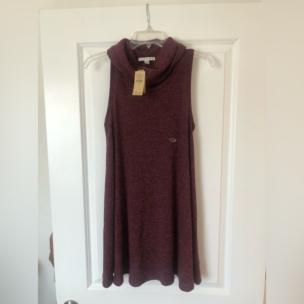 American eagle cowneck sweater dress